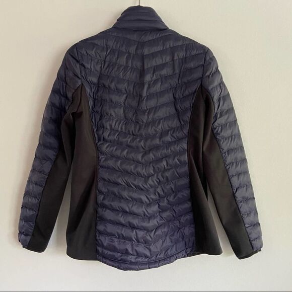 32 Degrees Heat Mixed Media Jacket Navy Size Small - Picture 4 of 5